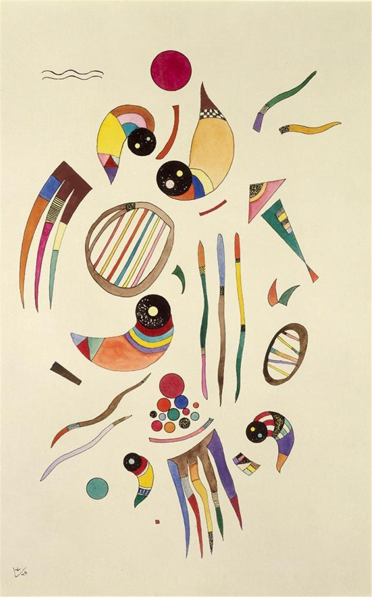 Untitled 1940 Wassily Kandinsky Abstract Oil Painting